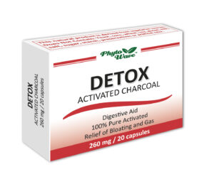 Детокс активен въглен 260 mg х 20 капс