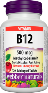 Витамин В12 (метилкобаламин) 500 mcg x 120 сублингвални таблетки