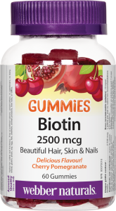 Биотин гъми 2500 mcg x 60 желирани таблетки