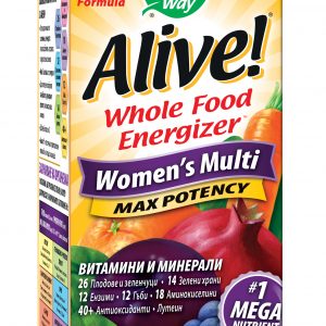 ALIVE WOMEN’S MULTI/AЛАЙВ МУЛТИВИТАМИНИ ЗА ЖЕНИ Nature’s Way, 30 таблетки