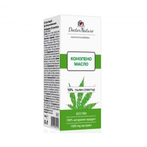 Конопено масло, 10 мл , 10% Full spectrum extract Premium Hemp drops