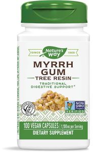 Myrrh Gum Tree Resin/ Смирна (смола) 550 mg Nature’s Way,100 капсули
