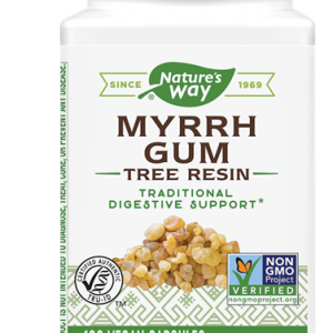Myrrh Gum Tree Resin/ Смирна (смола) 550 mg Nature’s Way,100 капсули