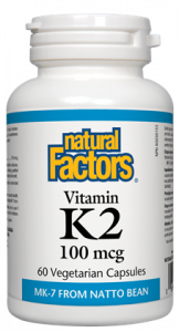 Vitamin K2/ВИТАМИН К2 100 MCG Natural Factors, 60 V капсули