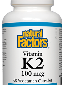 Vitamin K2/ВИТАМИН К2 100 MCG Natural Factors, 60 V капсули