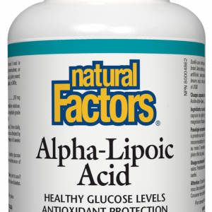 Alpha - Lipoic Acid/АЛФА ЛИПОЕВА КИСЕЛИНА 200 mg Natural Factors, 60 капсули