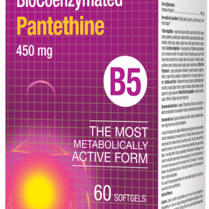 BioCoenzymated ™ Pantethine/ ПАНТЕТИН (ВИТАМИН В5) 450 mg Natural Factors, 60 софтгел капсули