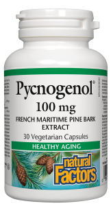 Pycnogenol® French Maritime Pine Bark Extract/ПИКНОГЕНОЛ® 100mg Natural Factors,30 V капсули