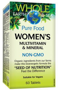 Women’s Multivitamin & Mineral WHOLE EARTH & SEA/МУЛТИВИТАМИНИ И МИНЕРАЛИ ЗА ЖЕНИ Natural Factors, 60 таблетки