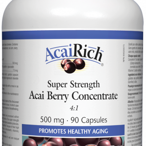 Acai Berry Concentrate / Акай 500 mg Natural Factors, 90 капсули