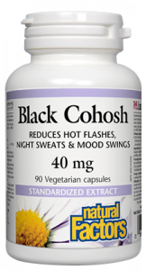 Black Cohosh/ Гроздовиден ресник 40 mg Natural Factors, 90 капсули