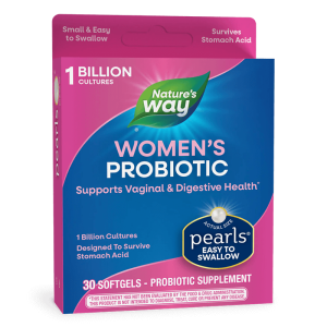Pearls® Probiotic Women`s / Пърлс Пробиотик за жени 1 млрд. активни пробиотици Nature’s Way , 30 софтгел капсули