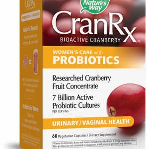 CranRx® Women`s Care with probiotics с червена боровинка + 7 млрд. акт. пробиотици за Жени Nature’s Way, 60 капсули