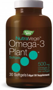 NutraVege Oмега-3 500 mg от водорасли Nature’s Way,30 софтгел капсули