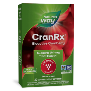 CranRx® Bioactive Cranberry/ Червена боровинка 500 mg Nature’s Way ,30 капсули