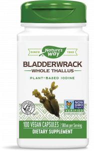 Bladderwrack Whole Thallus/ Кафяви водорасли/ Фукус 580 mg Nature’s Way, 100 капсули