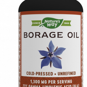 Borage Oil 23% GLA/ Пореч масло 1300 mg Nature’s Way, 60 капсули