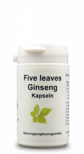 Five leaves Ginseng / Петолистен Жен-шен , 60 веган капсули