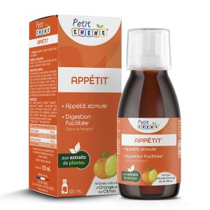 Сироп за деца Petit Chene за апетит и храносмилане, с вкус на портокал и лимон Les Trois Chenes, 125 ml