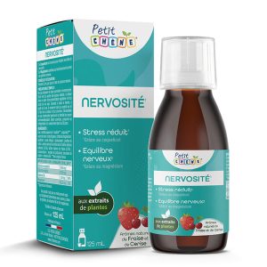Сироп за деца Petit Chene при нервност и напрежение, с вкус на ягода и череша Les Trois Chenes, 125 ml