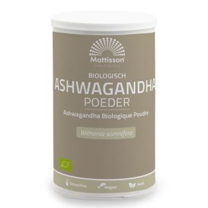 Ашваганда БИО Mattisson Healthstyle, 200 g прах