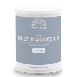 Mулти Магнезий (веган формула) Mattisson Healthstyle, 200 g прах