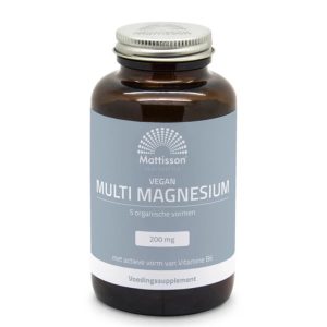 Mулти Магнезий + витамин В6 (веган формула) Mattisson Healthstyle, 90 таблетки