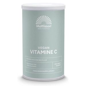 Витамин С (L-аскорбинова киселина) 1000 mg Mattisson Healthstyle, 350 mg прах