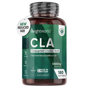 CLA Конюгирана линолова киселина 3000 mg WeightWorld, 180 софтгел капсули