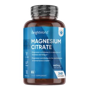 Магнезий (цитрат) 222 mg WeightWorld, 240 капсули