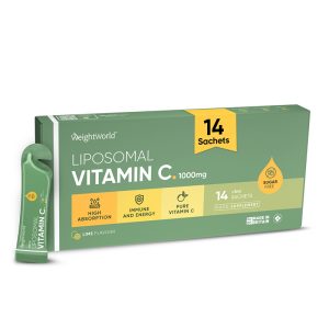 Витамин C (липозомен) 1000 mg WeightWorld, 14 сашета с течност, с аромат на лайм
