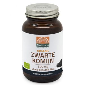 Черен кимион (масло) 500 mg Mattisson Healthstyle, 90 капсули