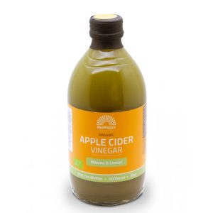 Ябълков оцет + матча и лимон, БИО Mattisson Healthstyle, 500 ml