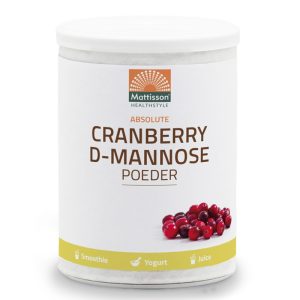 Червена боровинка + D-маноза Mattisson Healthstyle, 100 g прах