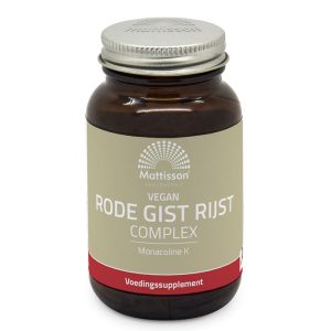 Червен ориз (дрожди) + чесън и коензим Q10 Mattisson Healthstyle, 90 капсули