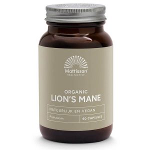 Лъвска грива БИО, 320 mg Mattisson Healthstyle, 60 капсули