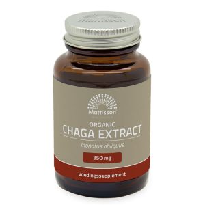 Чага 350 mg, БИО Mattisson Healthstyle, 60 капсули