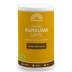 Лате куркума с кокос и цейлонска канела, БИО Mattisson Healthstyle, 175 g