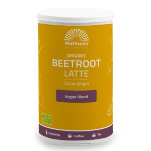 Лате от цвекло с джинджифил и какао БИО Mattisson Healthstyle, 160 g прах