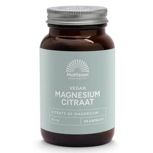 Магнезий (цитрат) Mattisson Healthstyle, 60 капсули