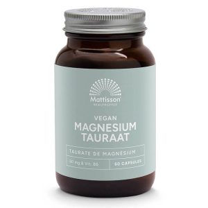 Магнезий (таурат) + витамин В6 Mattisson Healthstyle, 60 капсули
