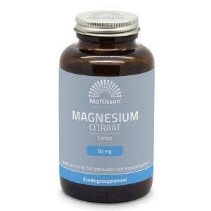 Магнезий (цитрат) Mattisson Healthstyle, 180 капсули