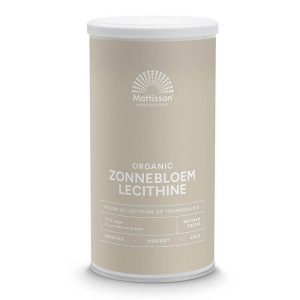 Слънчогледов лецитин, БИО Mattisson Healthstyle, 180 g прах