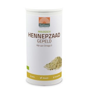 Конопено семе (белено) БИО Mattisson Healthstyle, 800 g