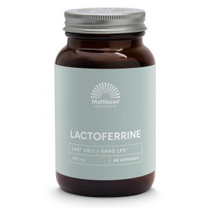 Лактоферин 500 mg Mattisson Healthstyle, 60 капсули