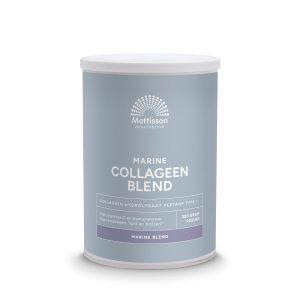 Колаген (рибен, тип I) с витамин С и хиалуронова киселина Mattisson Healthstyle, 300 g прах
