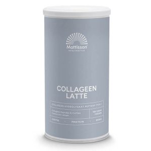 Колаген лате (инстантна напитка, с аромат капучино) Mattisson Healthstyle, 180 g прах