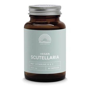 Скутелария (шлемник байкалски) + витамин В, С и куркумин Mattisson Healthstyle, 60 капсули