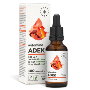 Витамин А, К2, D3, E Aura Herbals, 30 ml капки