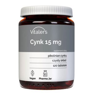 Цинк (пиколинат) 15 mg Vitaler’s, 120 таблетки